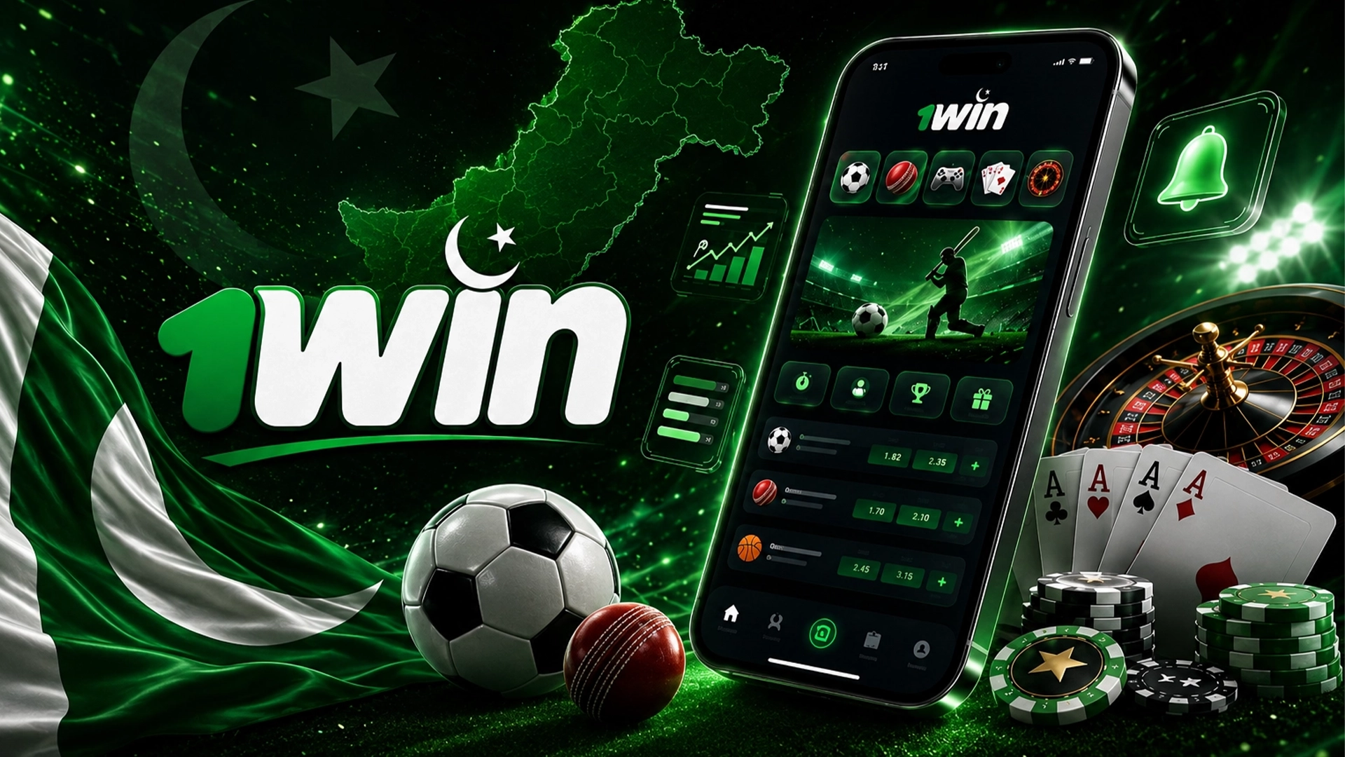 Download the latest version of the 1win aplication for Android and iOS for free.