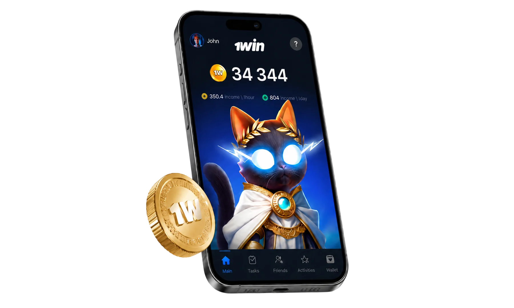 Collect 1win tokens and earn rewards.